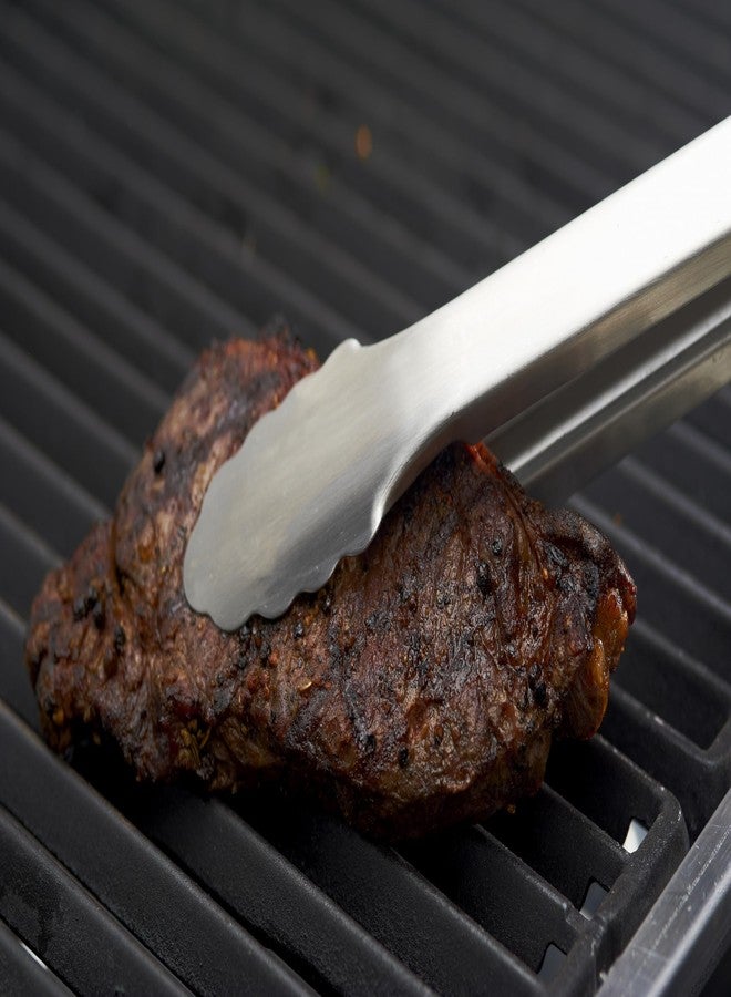 غريلبرو ملقط شواء احترافي طويل للغاية من GrillPro 40269، مقاس 20 بوصة، فضي اللون - Image 3