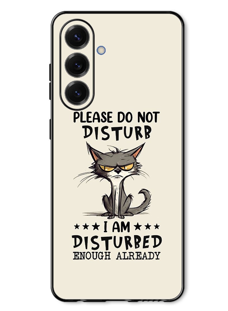 Theodor Case Compatible with Samsung Galaxy A37 Protection Shockproof Bumper Cover Please do not disturb - Image 1