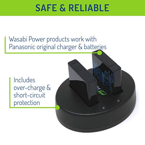 Wasabi Power 2-Pack Battery and Dual Charger for Panasonic CGA-S005, DMW-BCC12 and Lumix DMC-FX9, DMW-BCC12, DMC-FX12 - Image 4