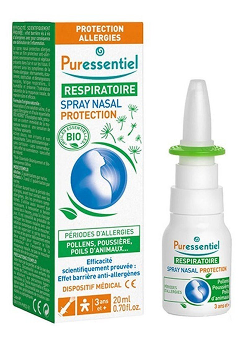 Pureessentiel - Respiratory Nasal Spray Protection Allergies 20 ml - Image 1