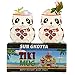 SUN GKOTTA SUN GKOTTA Tiki Mugs Cocktail Set of 2 - Ceramic Hawaiian Party Mugs Drinkware, Cute Cocktail Glasses, Tiki Bar  - Image 2
