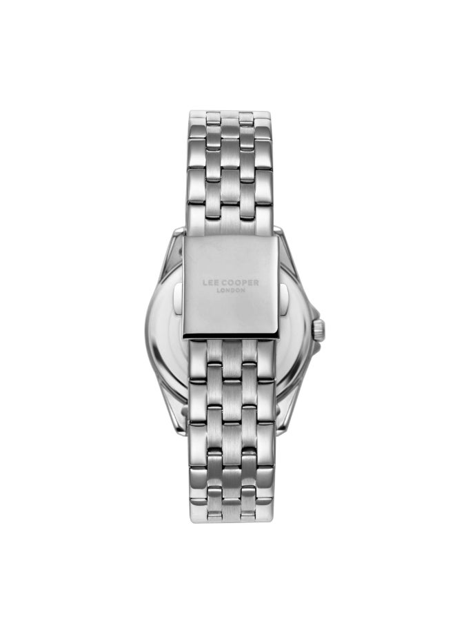 Lee Cooper Lee Cooper Women's Watch, Analog Display and Metal Strap - LC08033.320, Silver  - Image 2