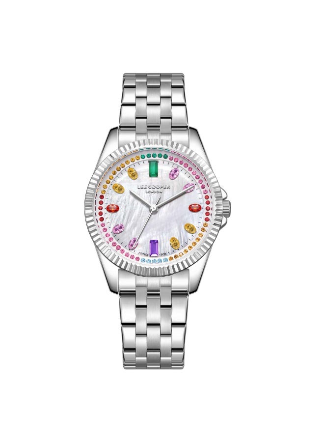 Lee Cooper Lee Cooper Women's Watch, Analog Display and Metal Strap - LC08033.320, Silver  - Image 1