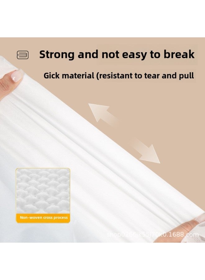 Bedhat Disposable Four-piece Bed Sheet Quilt Cover Pillowcase Dirty And Dust-proof Thickened Hotel Homestay Hospital Travel Use-Color: Double Fitted Sheet Set Of Four Independent Bags - Image 5