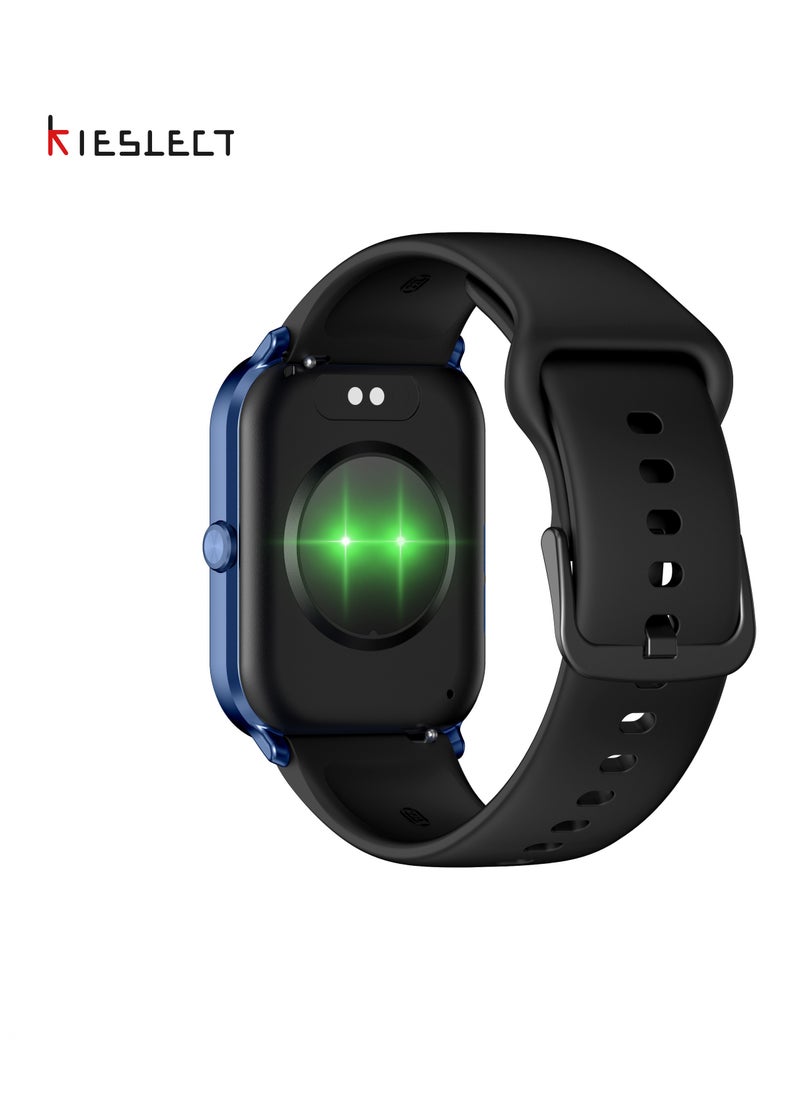 KIESLECT Smart calling watch Ks Mini (Blue) 24H Heart Rate & SPO2 & Sleep Monitor/60-Sport Modes 1.78'' Ultra Amoled Touch Screen 20day Blue  - Image 4
