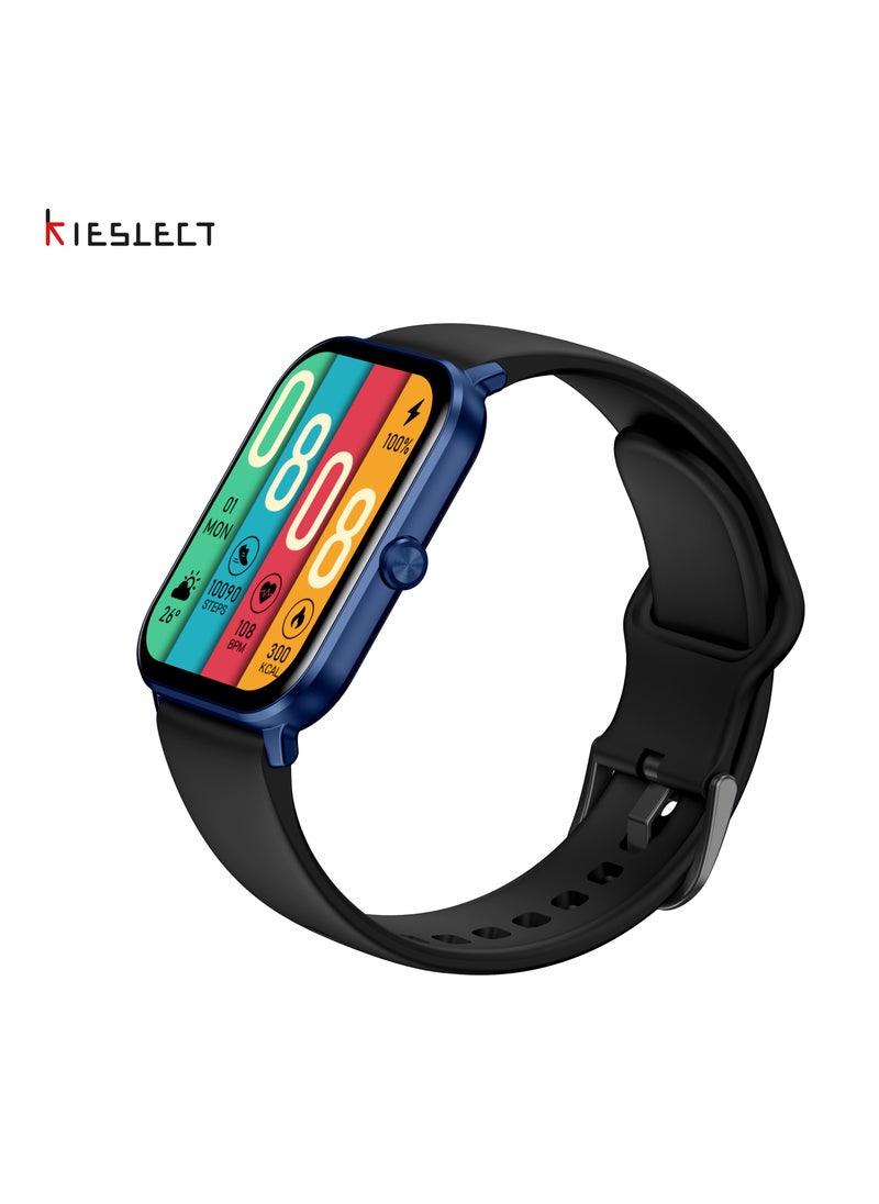 KIESLECT Smart calling watch Ks Mini (Blue) 24H Heart Rate & SPO2 & Sleep Monitor/60-Sport Modes 1.78'' Ultra Amoled Touch Screen 20day Blue  - Image 5