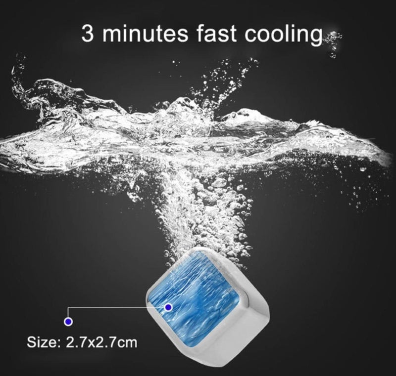 Honexa Exclusive Stainless Steel Whiskey Stones High Cooling Technology Ice Cubes Chilling Rocks Reusable Wine Stone Durable Beer Drink Freezer Cooler Rock for Christmas and Birthday Gifts Set of 4 - Image 2