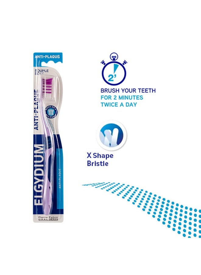 ELGYDIUM - Anti-Plaque Soft Toothbrush - Image 1
