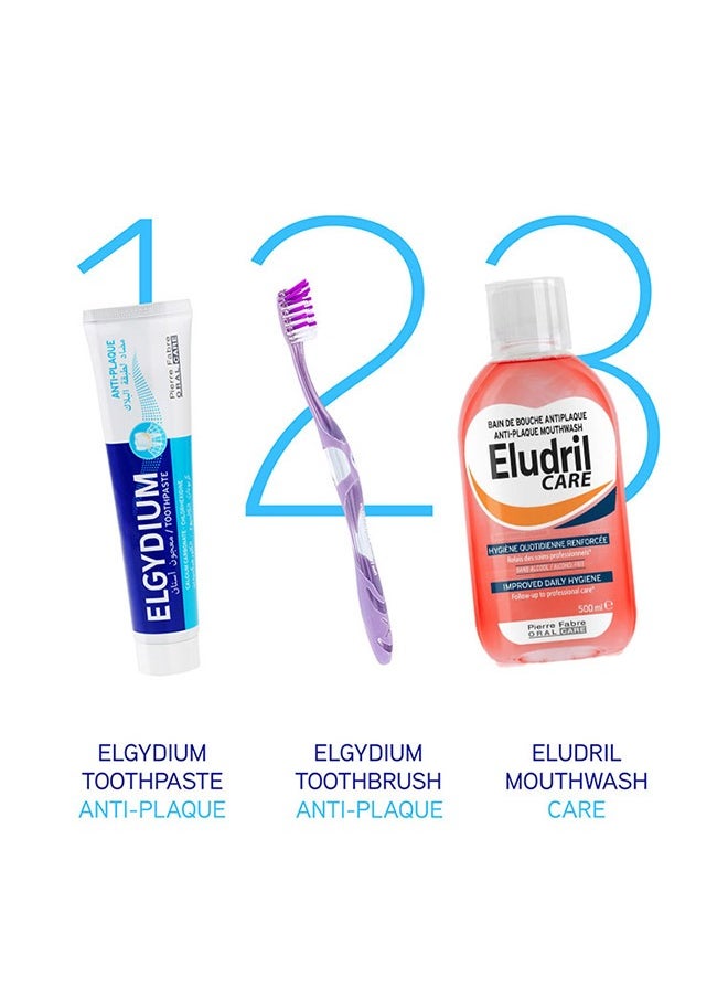 ELGYDIUM - Anti-Plaque Soft Toothbrush - Image 1