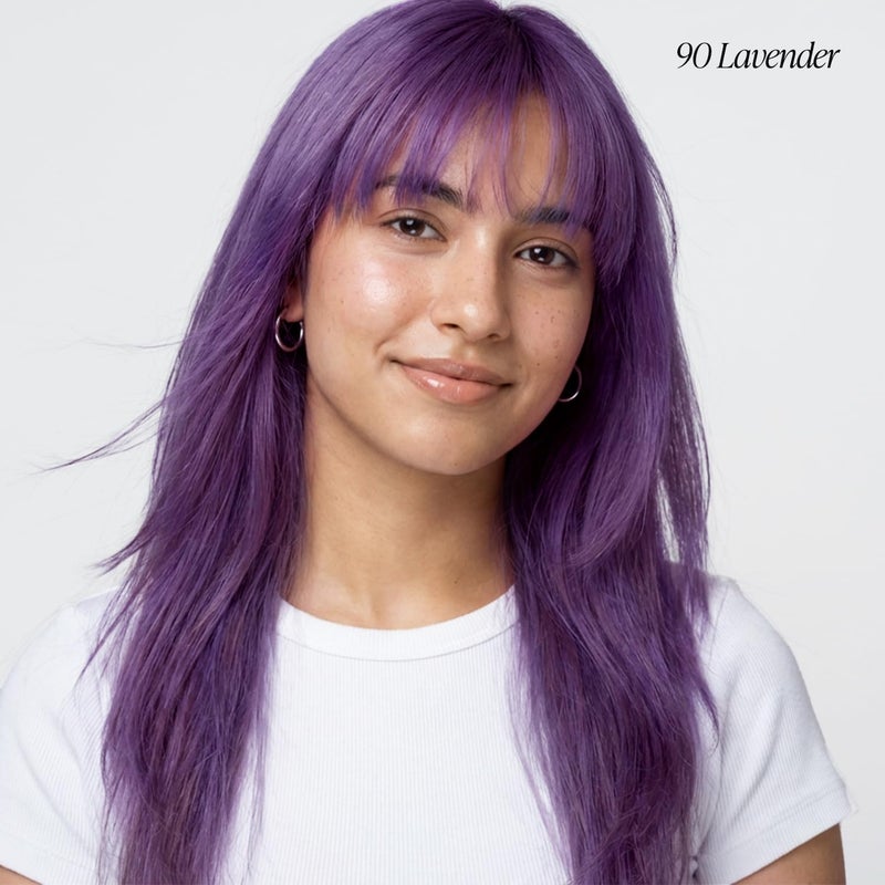 Adore Semi Permanent Hair Color (090 Lavender) | Vegan & Cruelty-Free Purple Hair Dye | No Ammonia, No Peroxide, No Alcohol | 4 Fl Oz (Pack of 1) - Image 2