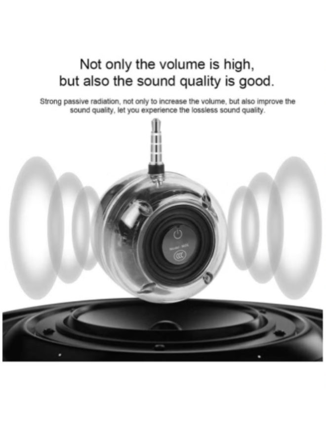 AROAQ Mini Portable Speaker with 240H Standby 3.5mm Audio Jack and Micro USB Speaker for iPod/iPad/Tablet/Laptop - Image 4