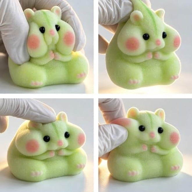 Handmade Taba Squishy Hamster Toy - Cute Stress Relief Gift for Adults &  Kids - Image 4