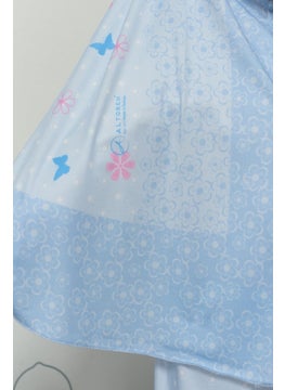 Altobeh Children's Prayer Set Practical Two-Piece Patterned Sleeves Removable Headscarved Lycra Hijab Dress (6-12 Years) 901-0102  - Image 4