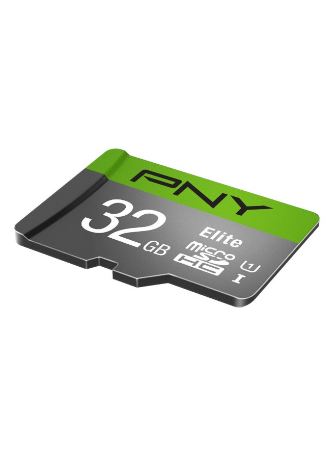 بي إن واي بطاقة ذاكرة فلاش PNY 32GB Elite Class 10 U1 microSDHC - سرعة قراءة 100MB/s، Class 10، U1، Full HD، UHS-I، Micro SD (عبوة من 1) - Image 3