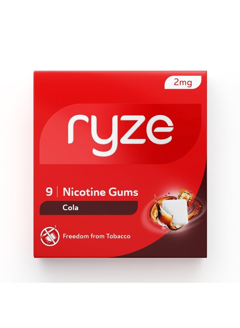 رايز علكة رايز بالنيكوتين 2 ملغ | علكة كولا بالنيكوتين 2 ملغ | عبوة من 4 قطع (36 علكة) | لطيفة على الحلق | معتمدة من إدارة الغذاء والدواء الأمريكية | خالية من السكر | خصائص تبييض الأسنان - Image 2