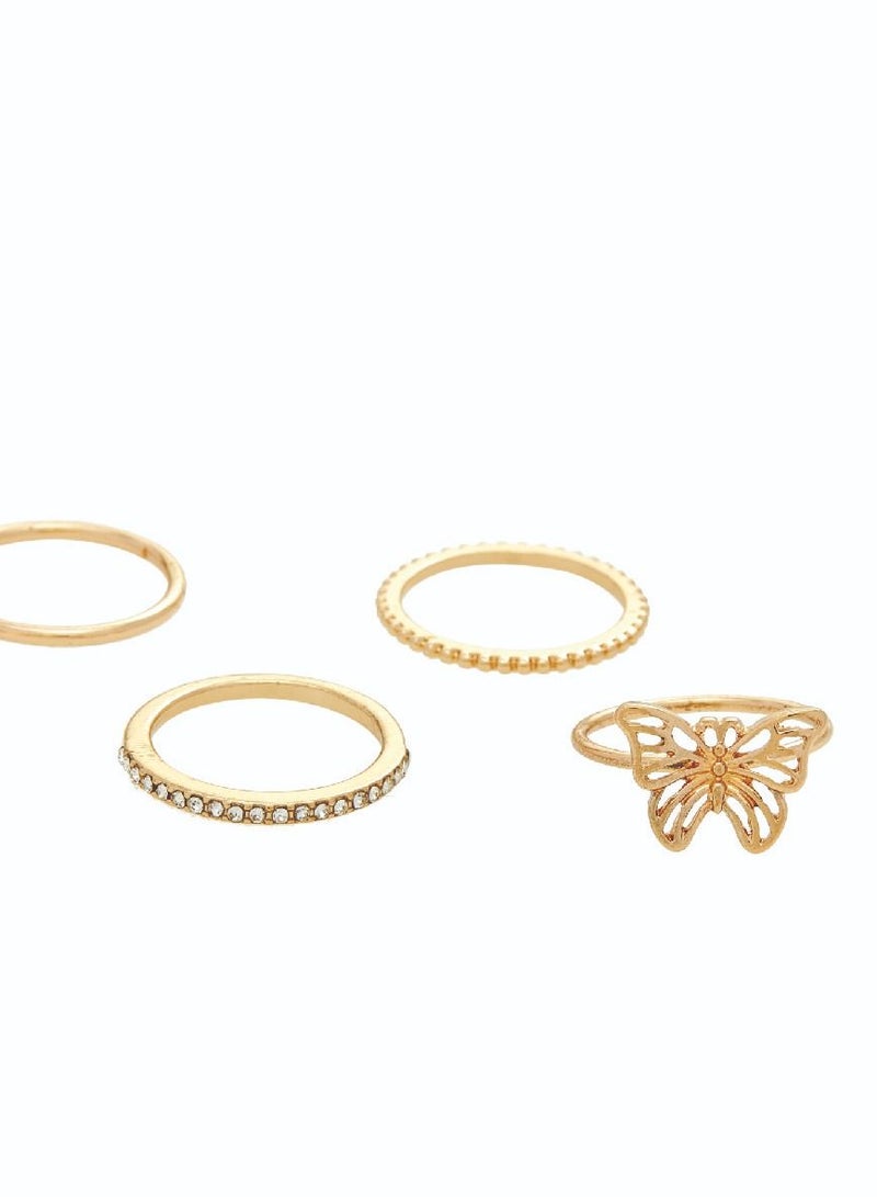 AMICA Set of 5 Assorted Rings - Image 2