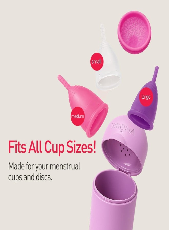Sirona Portable Menstrual Cup Sterilizer - Pack of 1 | Microwave-Safe | Quick & Safe Cup Sterilization | Reusable, BPA-Free & Travel-Friendly | Compact Hygienic Solution for Women - Image 5