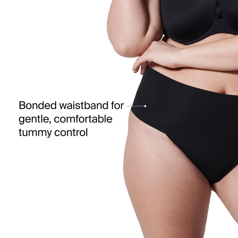 SPANX SPANXsupersmooth Undie-tectable Thong - Comfortable Core Control - Invisible Shapewear Thong - Women's No Show Thong Underwear - Very Black - X-Small - Image 4