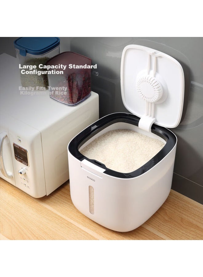 Ecoco Italian Cocoa Ecoco Rice Storage Container, Insect-proof, Moisture-proof, For Rice And Flour, Storage Box For Grains, E2005 - Image 4