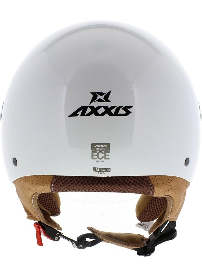 AXXIS Axxis Square S helmet gloss white (S)  - Image 3