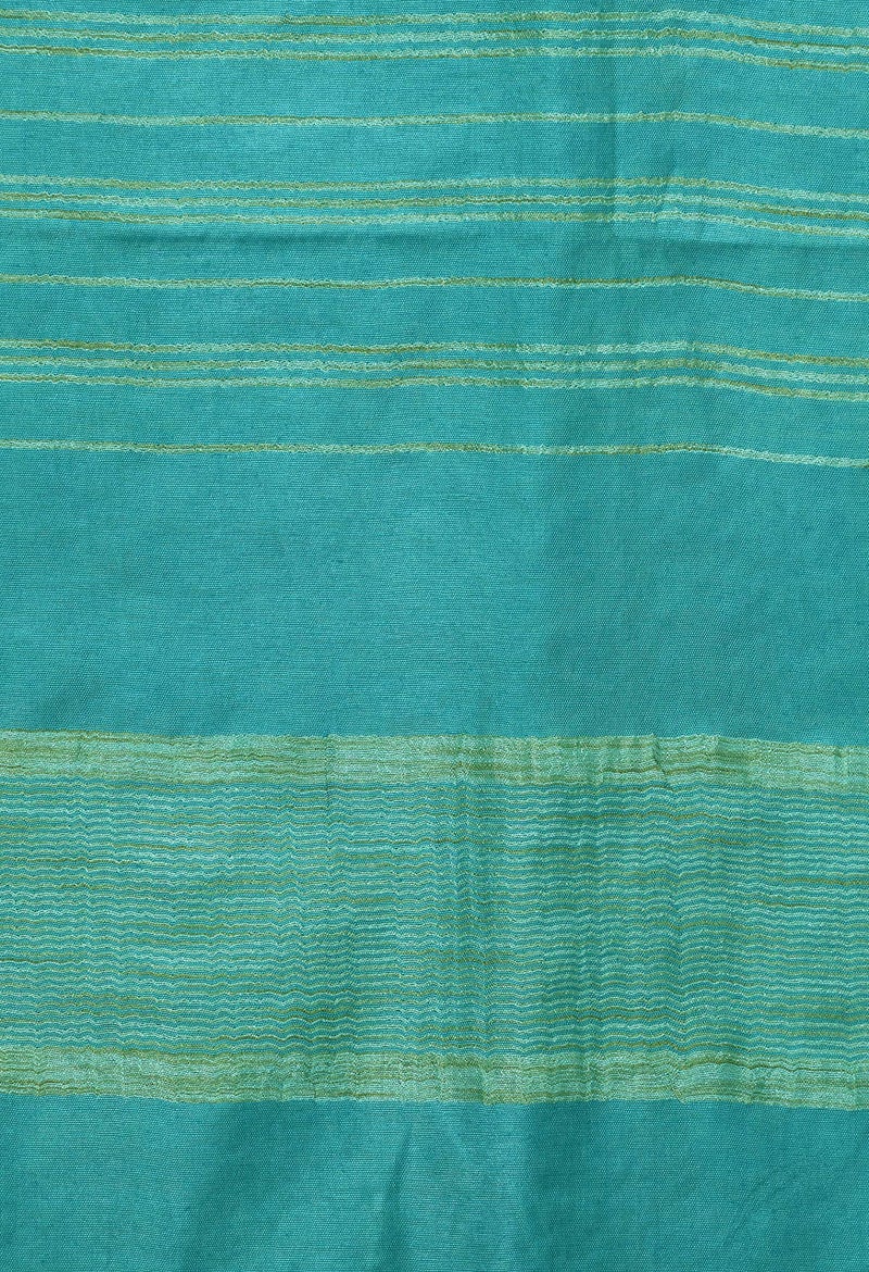 A R Silk Women's Self Design Cotton Dupatta (ARS0487_Rama Green_Free Size) - Image 3