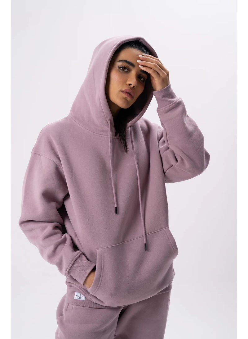NALA Women’s Pink Fleece Hoodie - Image 5