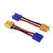 OliYin 3pcs Male EC3 to Female XT60 XT60 Connector Adapter Converter Cable 14awg 196in for RC Lipo BatteryPack of 3 - Image 2