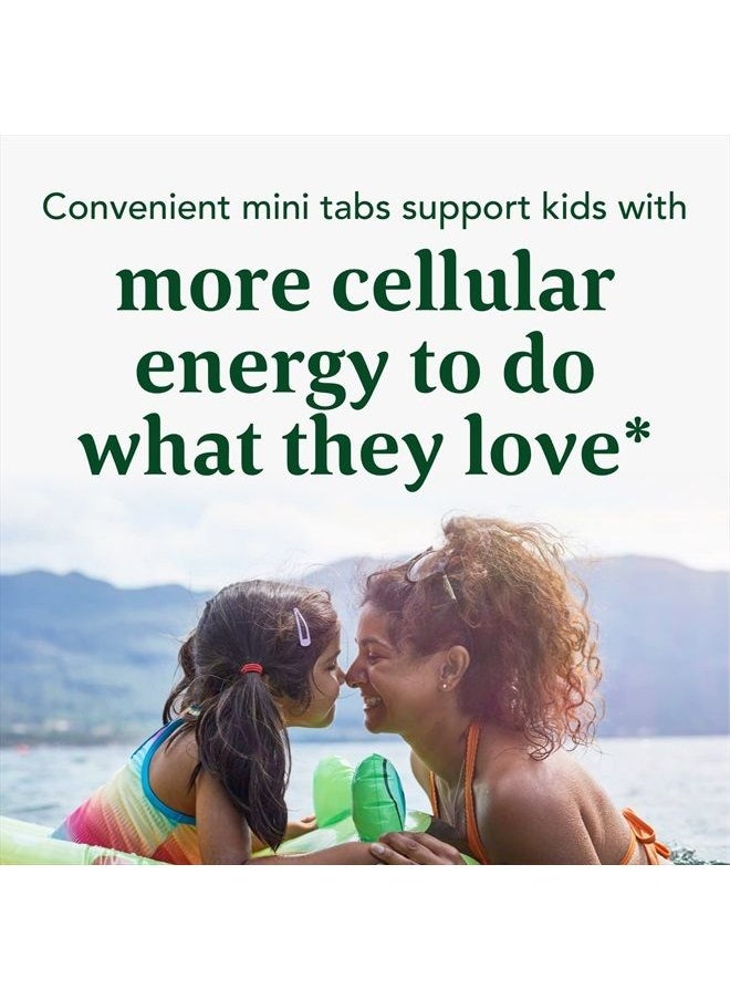 MegaFood Kids B Complex - Children's Supplement with B Vitamins for Energy Metabolism & Nervous System Support - Plus Zinc & L-theanine - Vegetarian, Made Without 9 Food Allergens - 30 Mini Tabs  - Image 3
