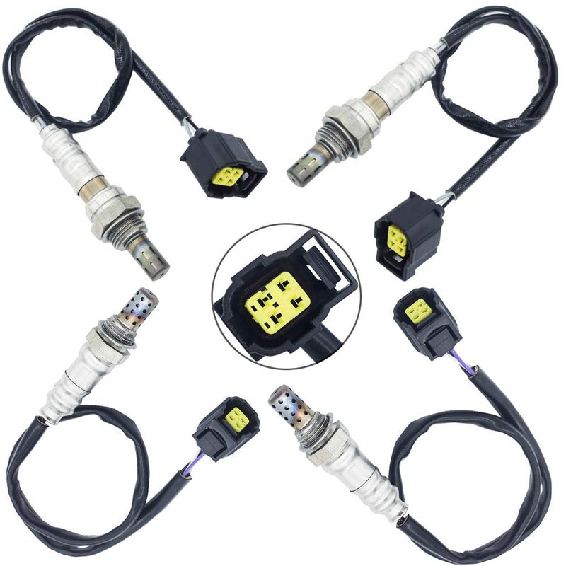 higherbro 4PCS Oxygen Sensor 1 & 2 for 2007 2008 2009 Jeep Wrangler 3.8L Upstream + Downstream - Image 4