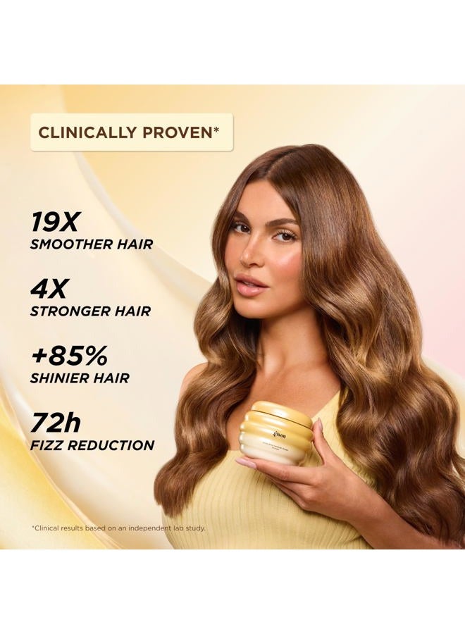 Gisou Honey Gloss Ceramide Therapy Hair Mask, Deep Hydration & Repair, Mirsalehi Honey, Ceramides & Hyaluronic Acid, 4x Stronger Hair & +85% Shine, Suitable for All Hair Types - Image 4