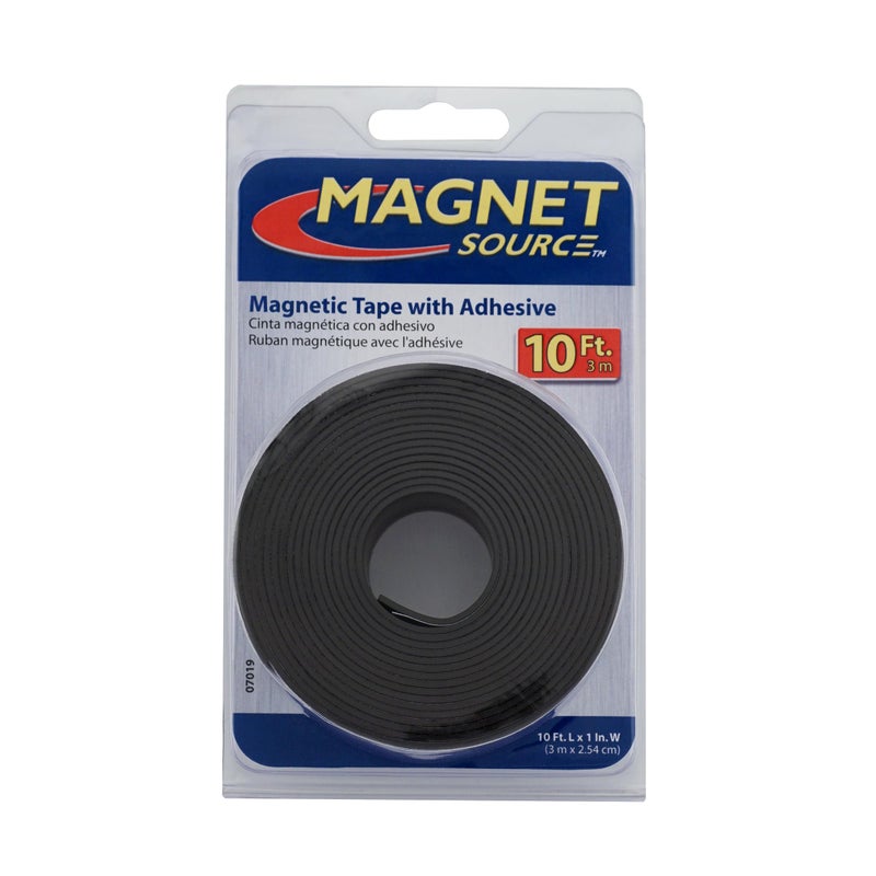 Master Magnetics شريط مغناطيسي مرن من ماستر ماغنيتيكس مع ظهر لاصق - 0.06 بوصة سمك، 1 بوصة عرض، 10 أقدام طول، 1 لفة، 07019 - Image 2