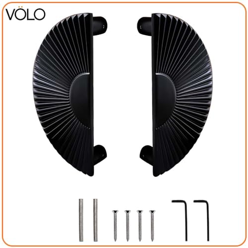 VOLO Main Door Handle/Door Handles for Main Door/Glass Door Handle/Pull Handles, for Home/Office/Hotels(Model- S-615) (Pack of 1 Set) (96 MM, Black) - Image 5