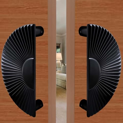 VOLO Main Door Handle/Door Handles for Main Door/Glass Door Handle/Pull Handles, for Home/Office/Hotels(Model- S-615) (Pack of 1 Set) (96 MM, Black) - Image 3