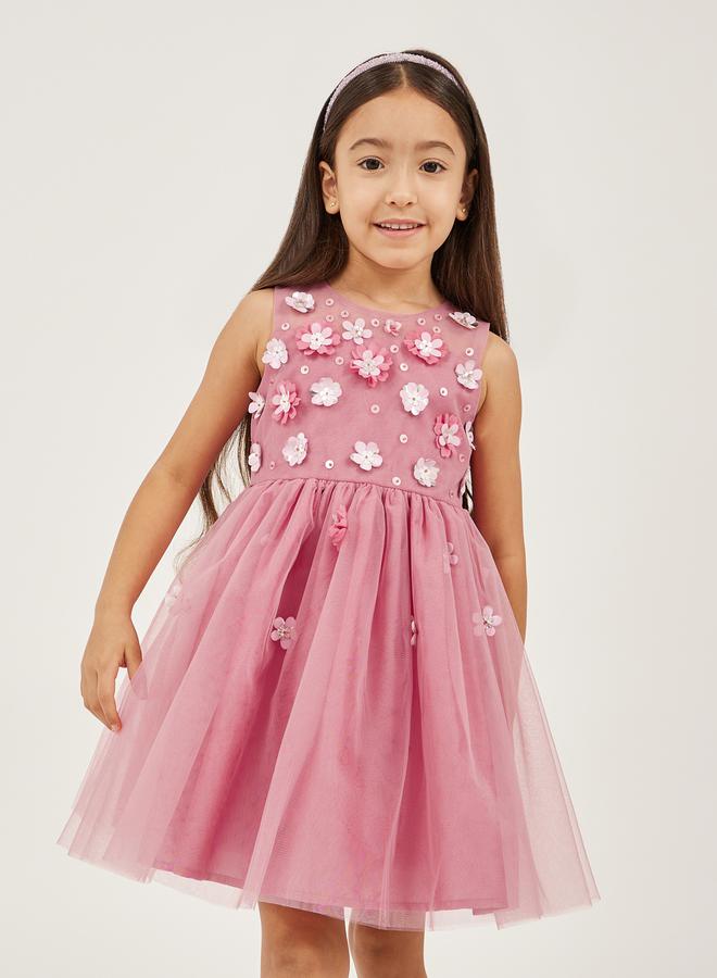 Styli Floral Tulle Dress  - Image 2