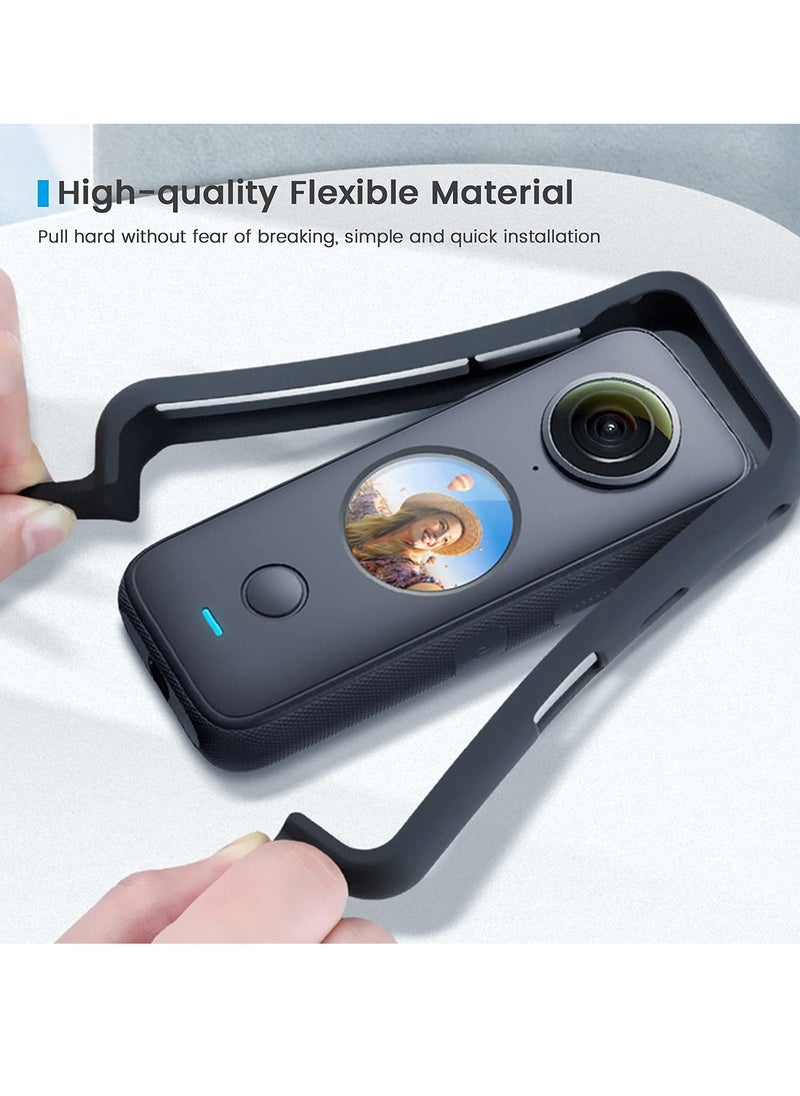 Generic - Protective Case for Insta360 One X2 Frame Panoramic Camera Cage Frame Housing Case Action Camera Compatible with Insta360 X2 Rubber Protective Frame - Image 1