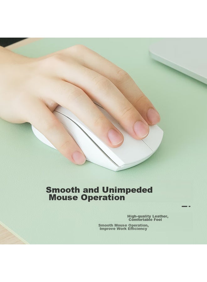 Diyi Workshop Diyigongfang Rectangular Mouse Pad, Solid Color Simple Small Size, Instagram Style Laptop Pad, Mouse Leather Pad, Waterproof And Dirt-resistant, Office Fresh Style For Girls And Boys, Ultra-thin Gaming Mouse Pad - Image 3
