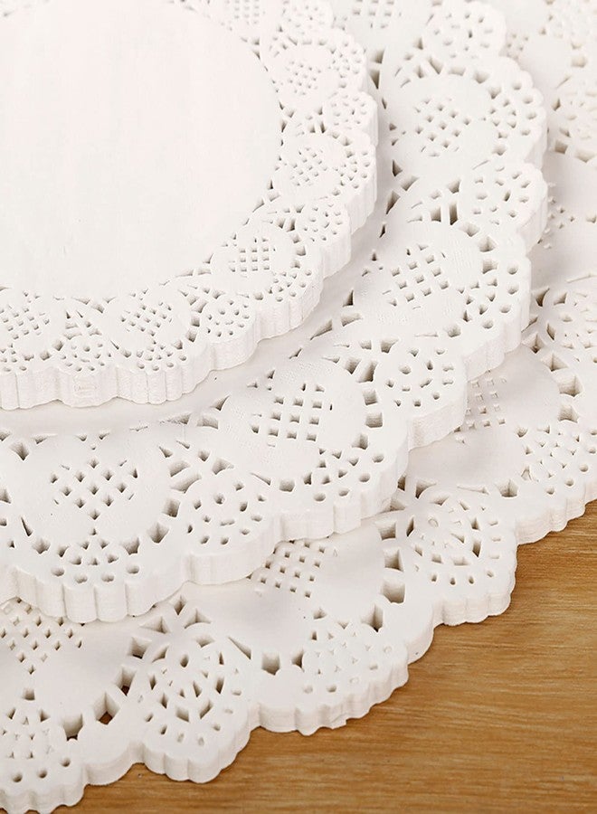 Capesaro Paper Doilies Assorted Sizes - White Round Lace Paper Doilies for Cakes, Desserts, Tableware Food Decoration, Pack of 150(6, 8, and 10 Inch) - Image 3