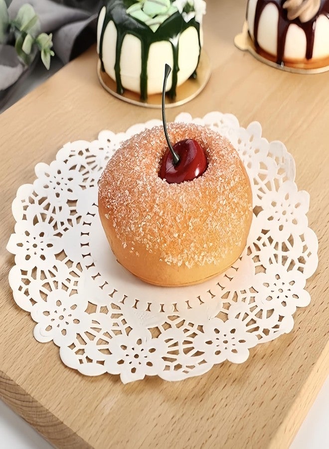 Capesaro Paper Doilies Assorted Sizes - White Round Lace Paper Doilies for Cakes, Desserts, Tableware Food Decoration, Pack of 150(6, 8, and 10 Inch) - Image 4