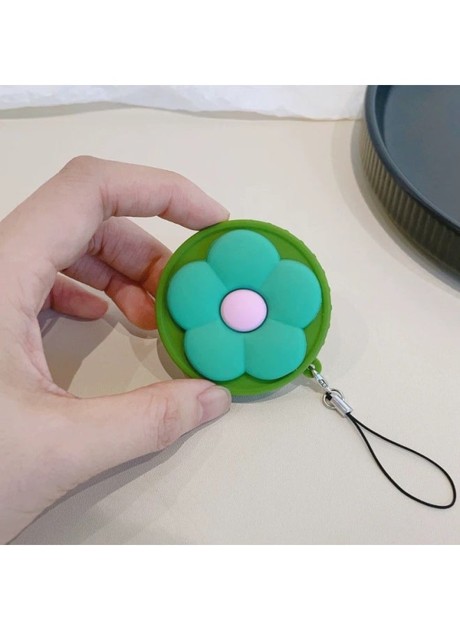 Generic - Color Picture Suitable For Fujifilm Instax Mini Evo Special Silicone Lens Cover Camera Protective Cover-Color:Green Cover-green Flowers - Image 1