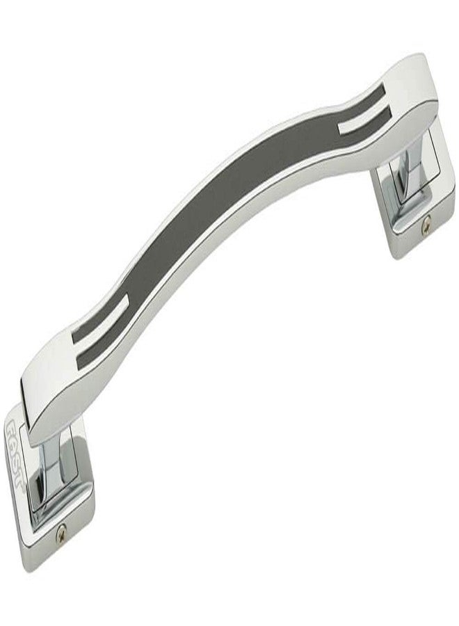 FAST DH65 Chrome Steel Black Finish Main Door Handle for Home 12 inch 1 Piece - Image 1