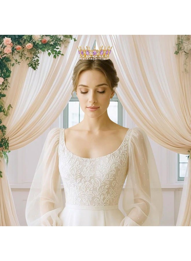 Nackiy Gold Crown for Women, Crystal Queen Tiaras Headband Wedding Bridal Hair Accessories, Birthday Party Prom Cake Topper, rhinestone - Image 5