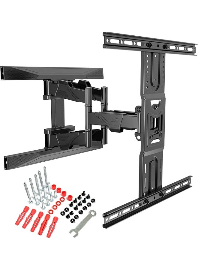 Heavy Duty Full-Motion TV Wall Mount for 40-80 Inch LED LCD Screens TV Mount with VESA Max 600 x 400 mm, up to 45.5 kg, TV Certificate Black - Image 1