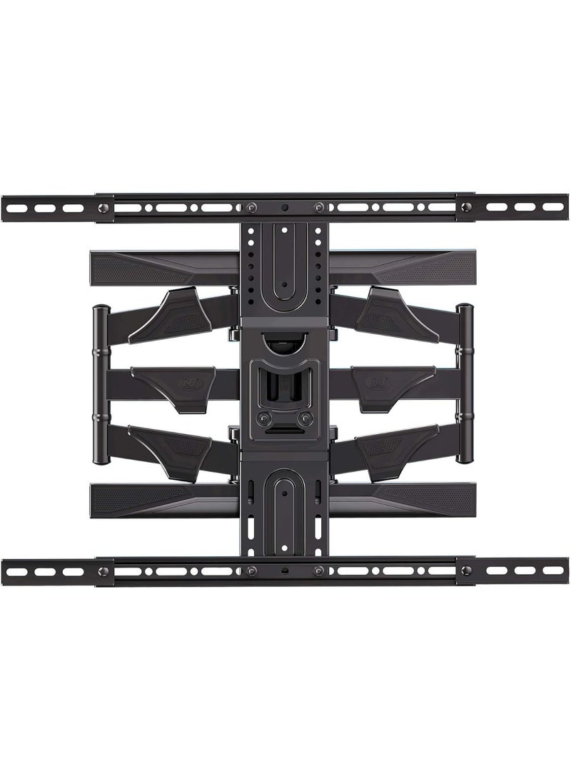 Heavy Duty Full-Motion TV Wall Mount for 40-80 Inch LED LCD Screens TV Mount with VESA Max 600 x 400 mm, up to 45.5 kg, TV Certificate Black - Image 5