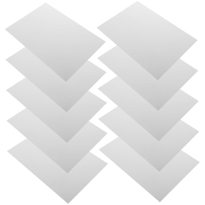 10 قطعة من ألواح تشكيل إطارات الصور الحرارية 8 × 10 بوصة باللون الأبيض - Image 2