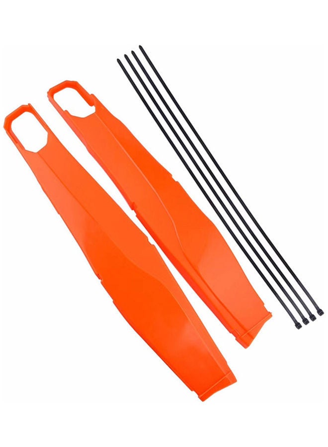 NIBEMINENT Motorcycle Swingarm Guard Swing Arm Protector Orange - Image 1