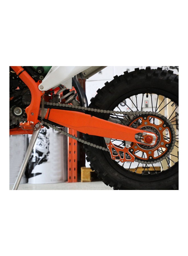 NIBEMINENT Motorcycle Swingarm Guard Swing Arm Protector Orange - Image 5