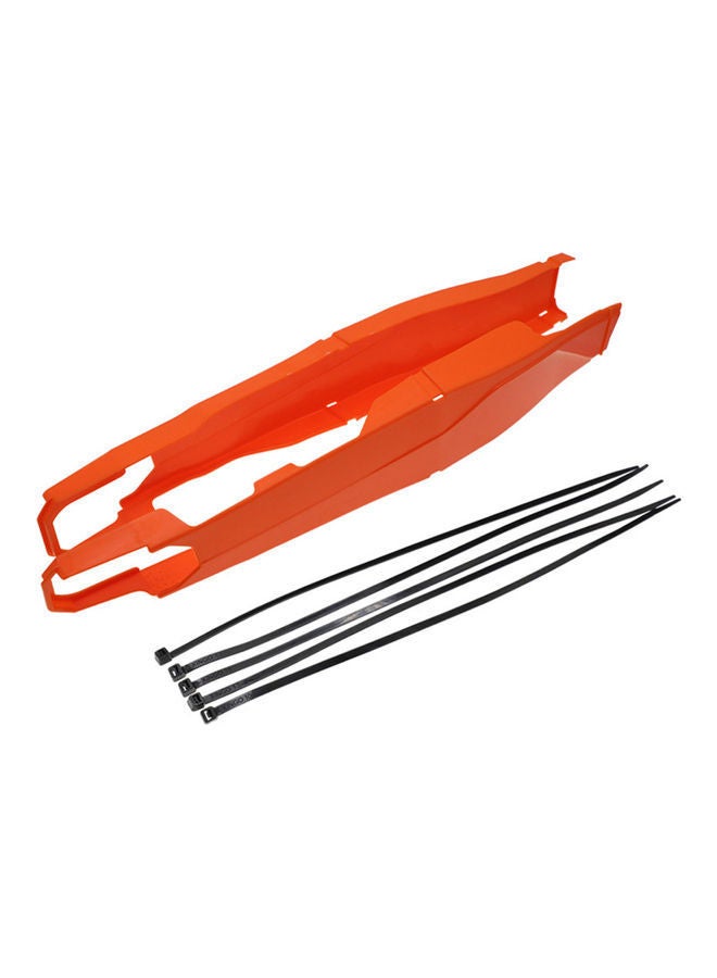 NIBEMINENT Motorcycle Swingarm Guard Swing Arm Protector Orange - Image 2