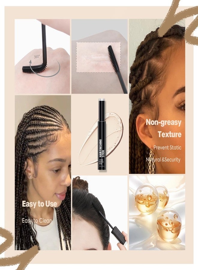DKWIN Hair Finishing Stick Gel,Non-greasy Hair Gel Stick Long-Lasting,Small Broken Hair Finishing gel,Hair Accessory For Unisex, (18 Ml) - Image 5