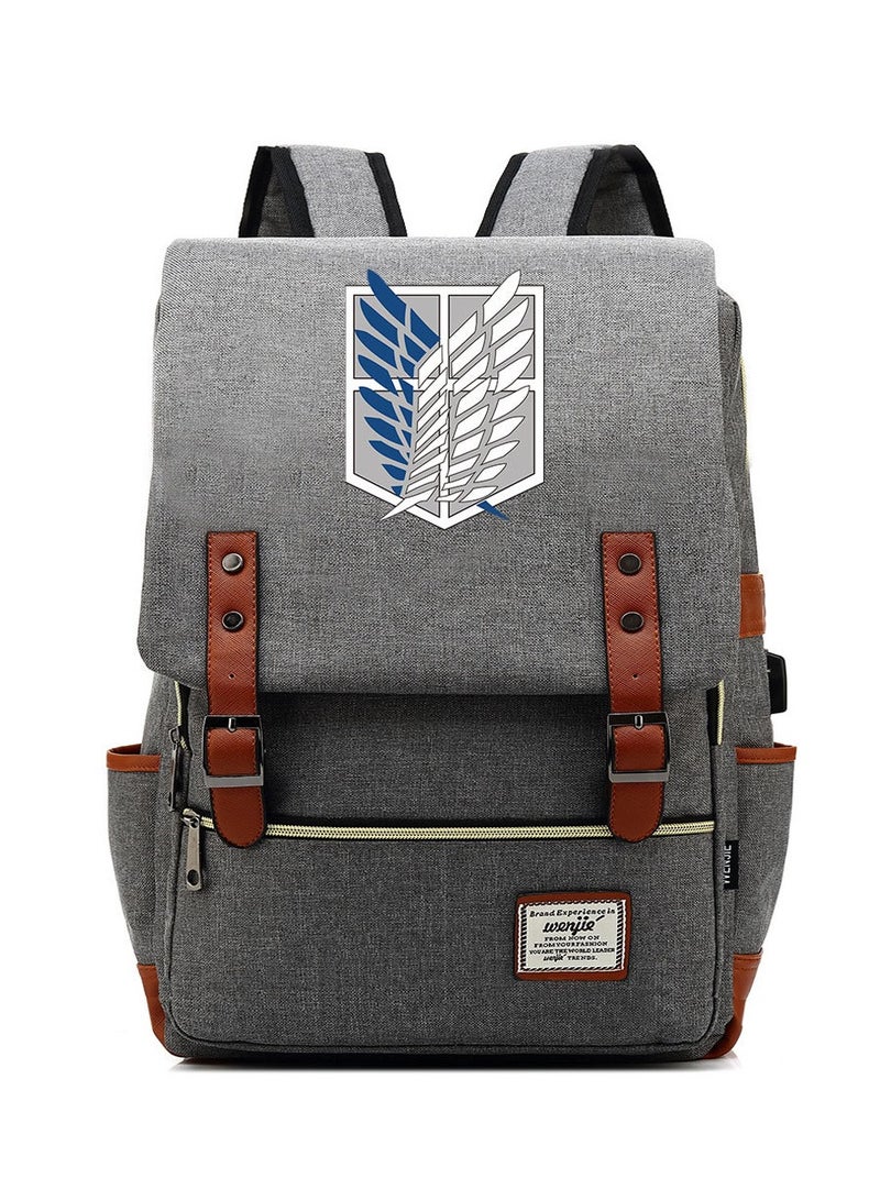 Printed Youth Casual Backpack 16 inch