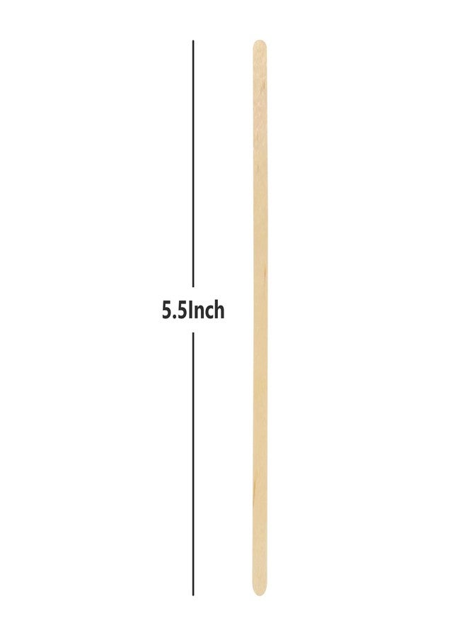 KTOJOY 5.5inch Wooden Coffee Stirrers, 500 Count Disposable Stir Sticks for Coffee & Cocktails, Wooden Beverage Mixer with Smooth Ends, Swizzle Drink Sticks - Image 2